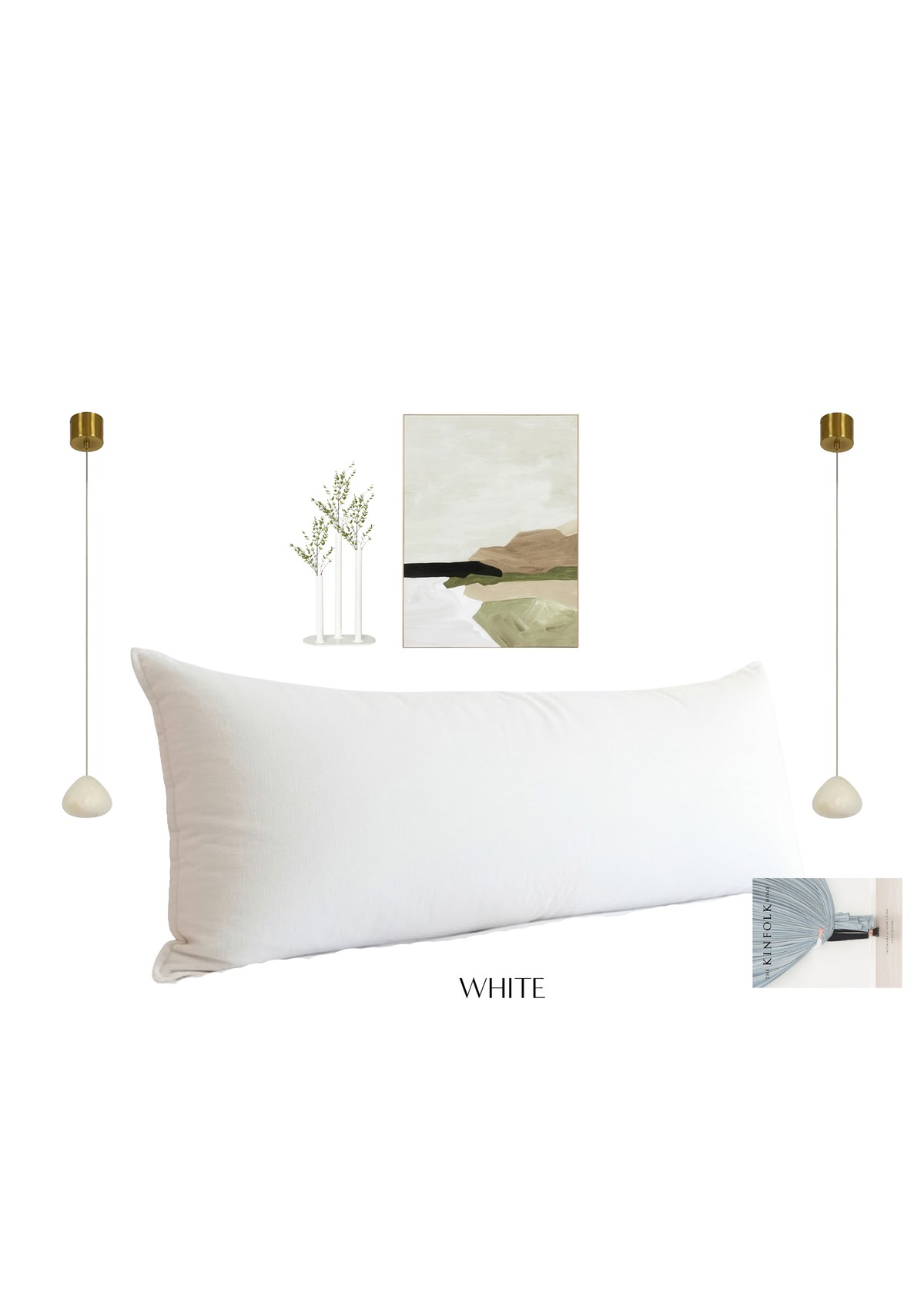 Mood board for White