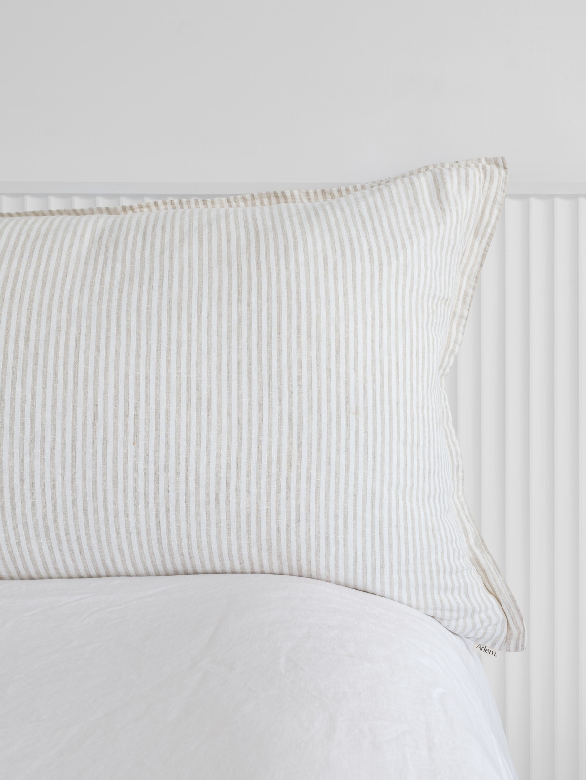 Oat Latte bedhead cushion