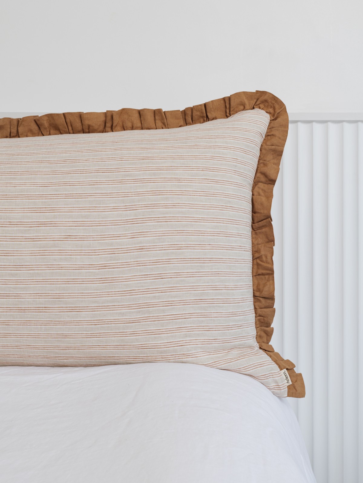 Butterscotch bedhead cushion