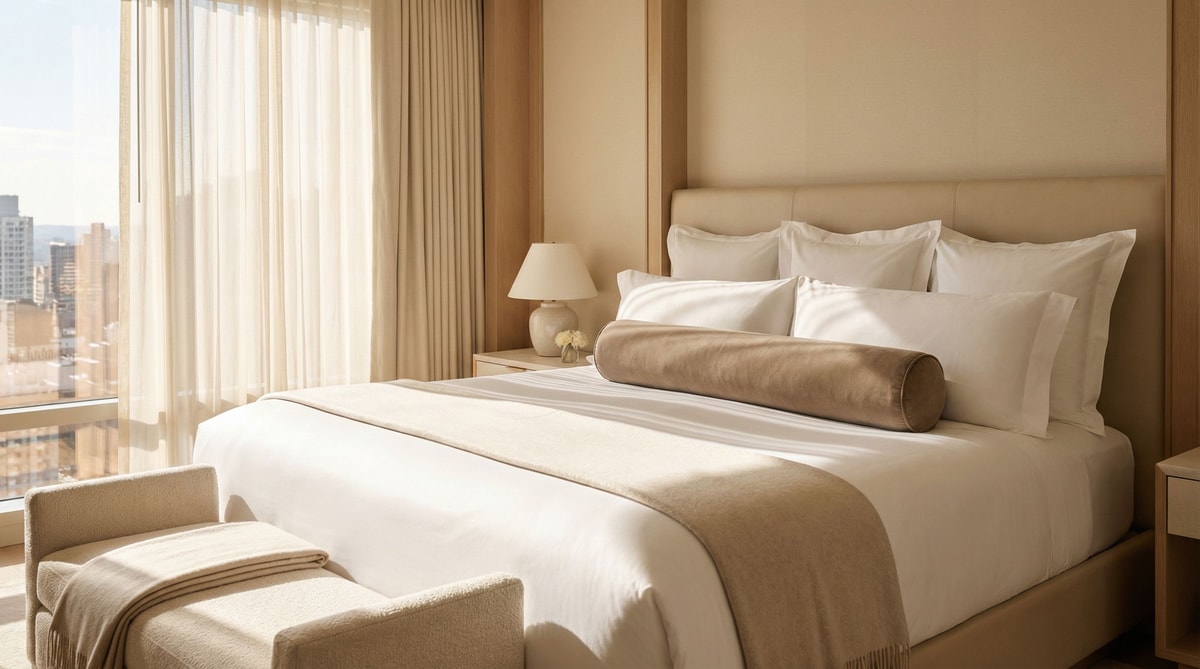 How Hotels Make Their Beds Look So Good