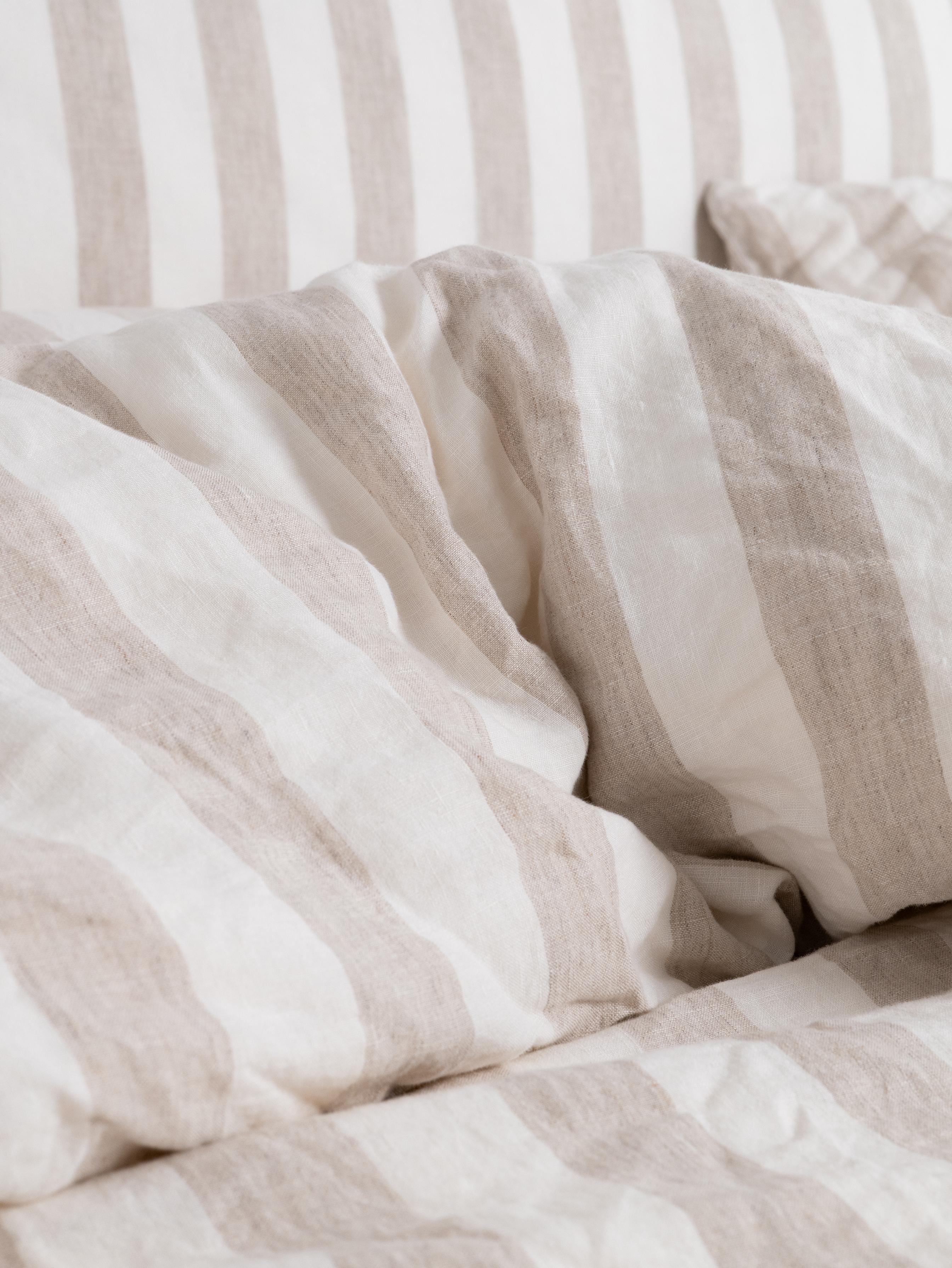 Oat Stripe Bedhead Cushion