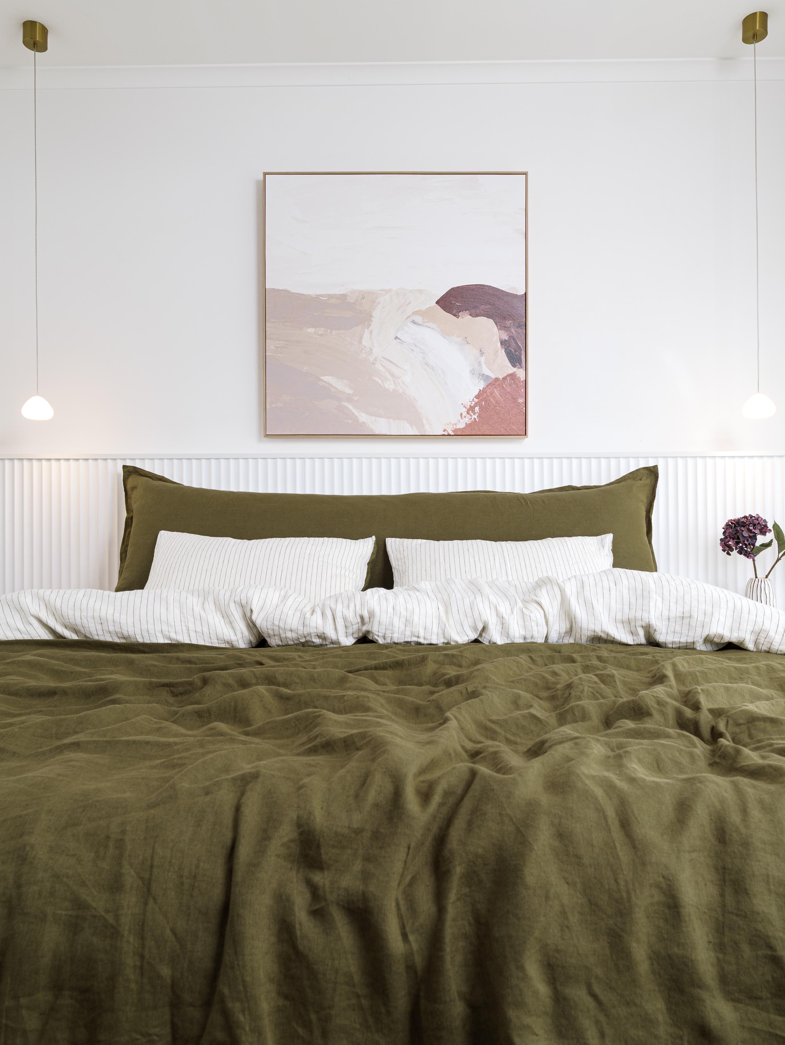 Olive Press Bedhead Cushion
