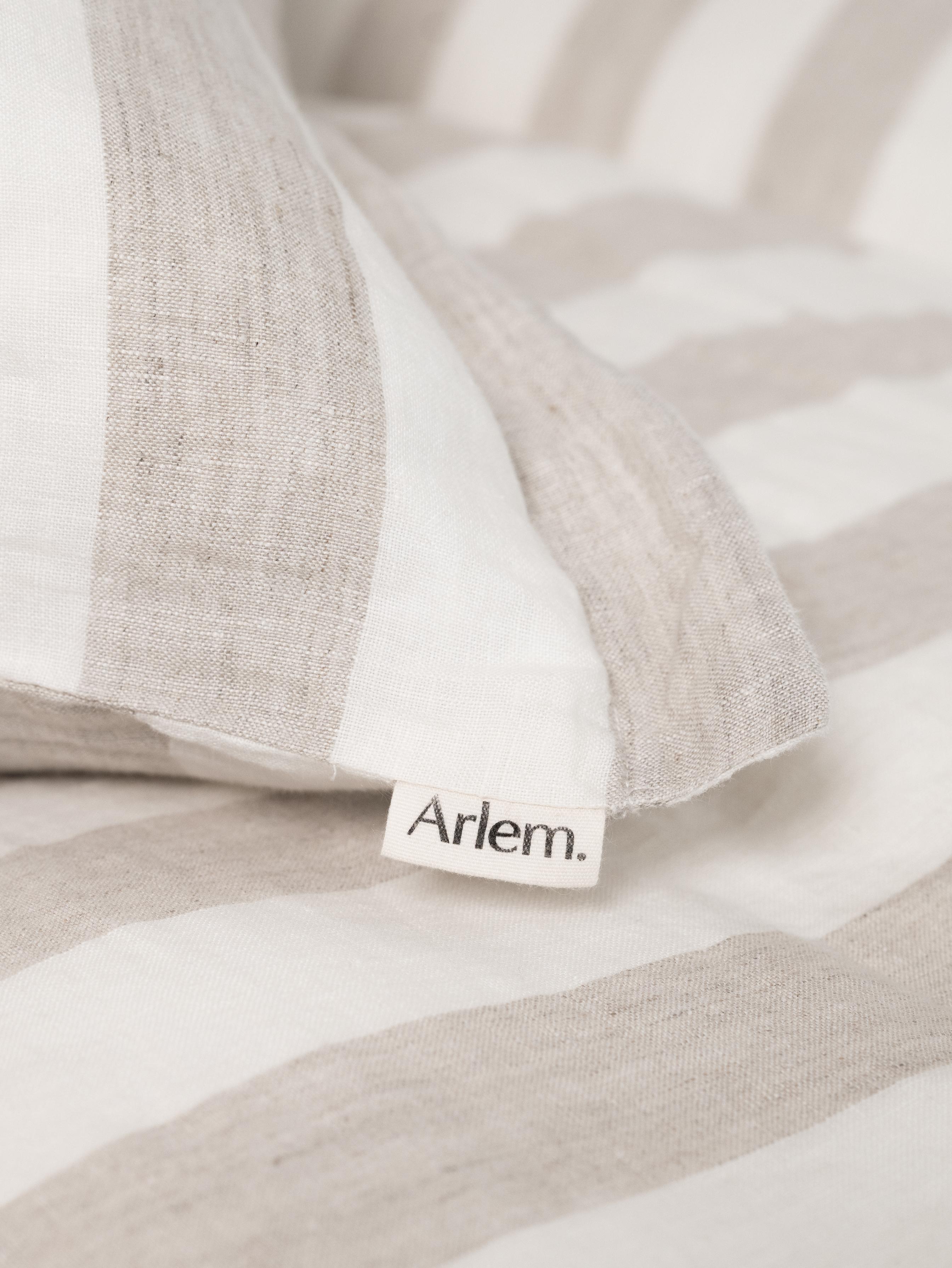 Oat Stripe Bedhead Cushion