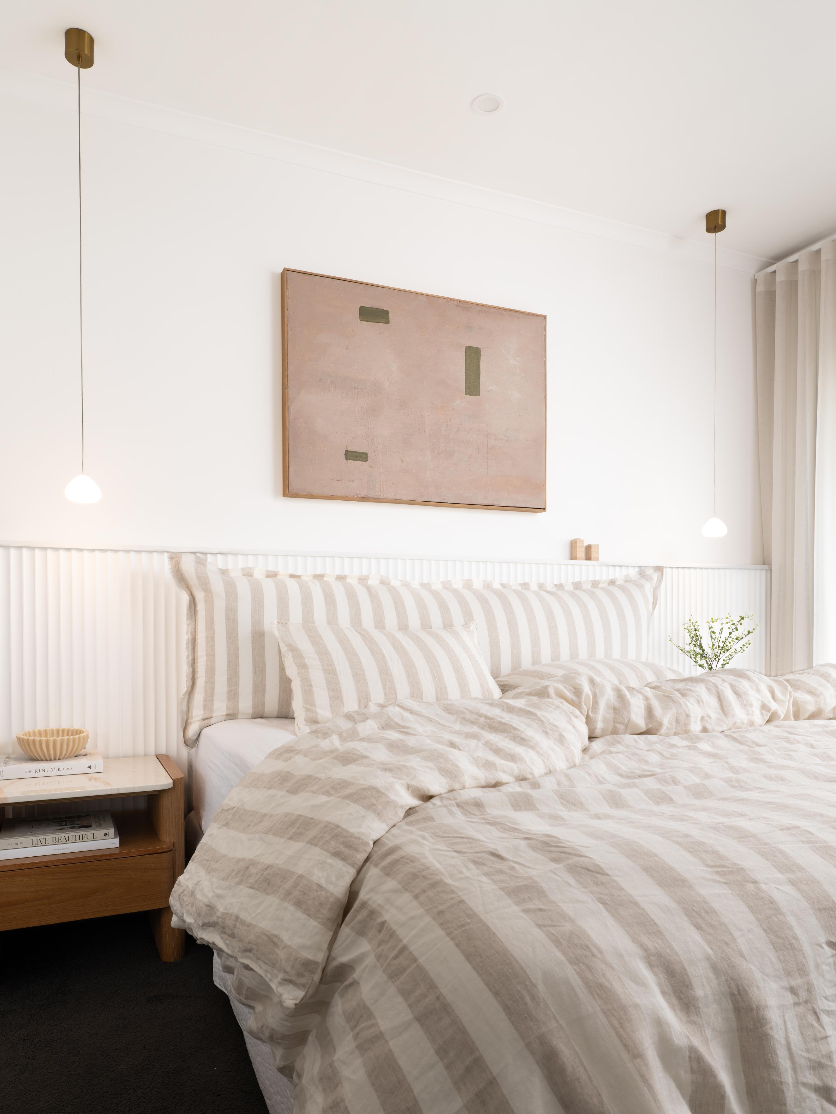 Oat Stripe Bedhead Cushion