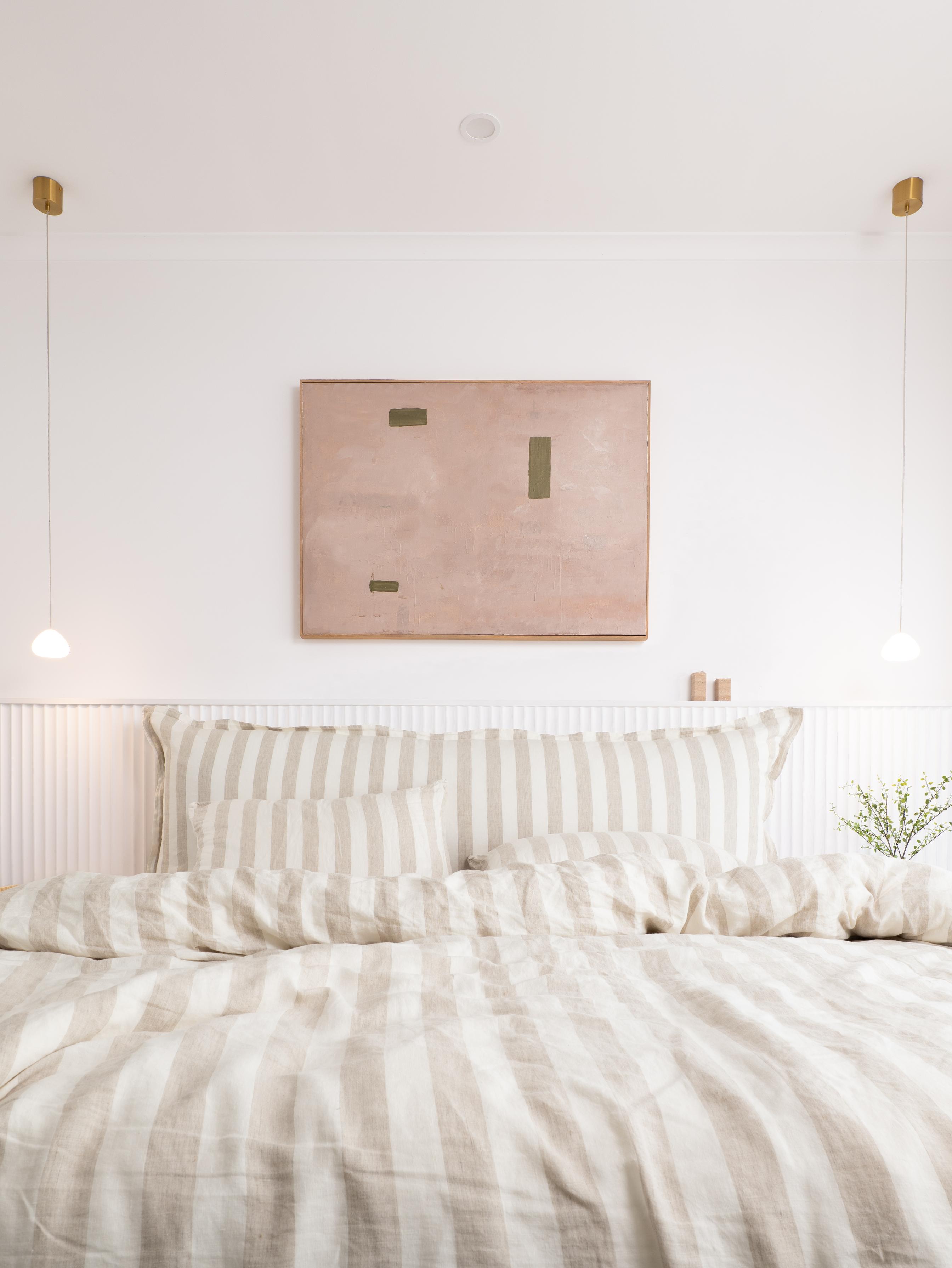 Oat Stripe Bedhead Cushion