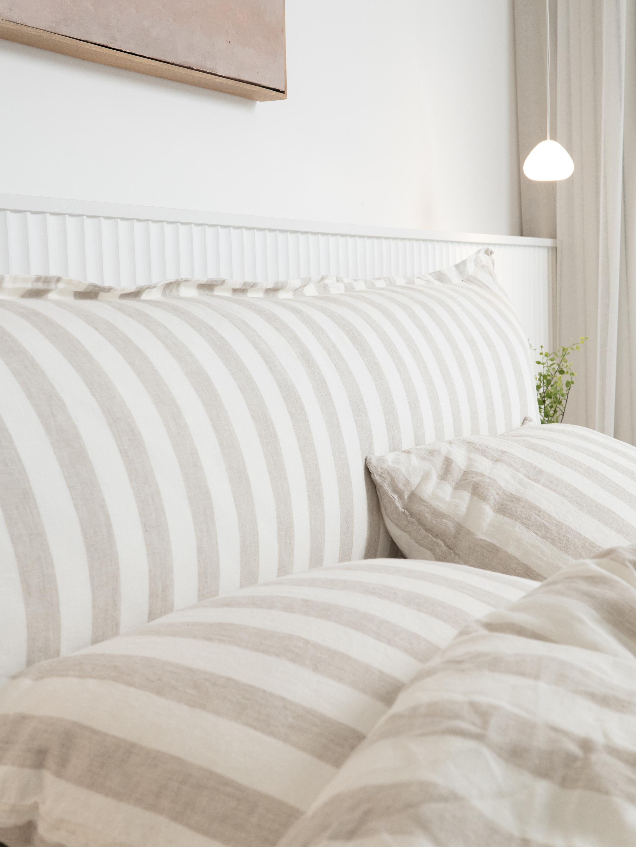 Oat Stripe Bedhead Cushion