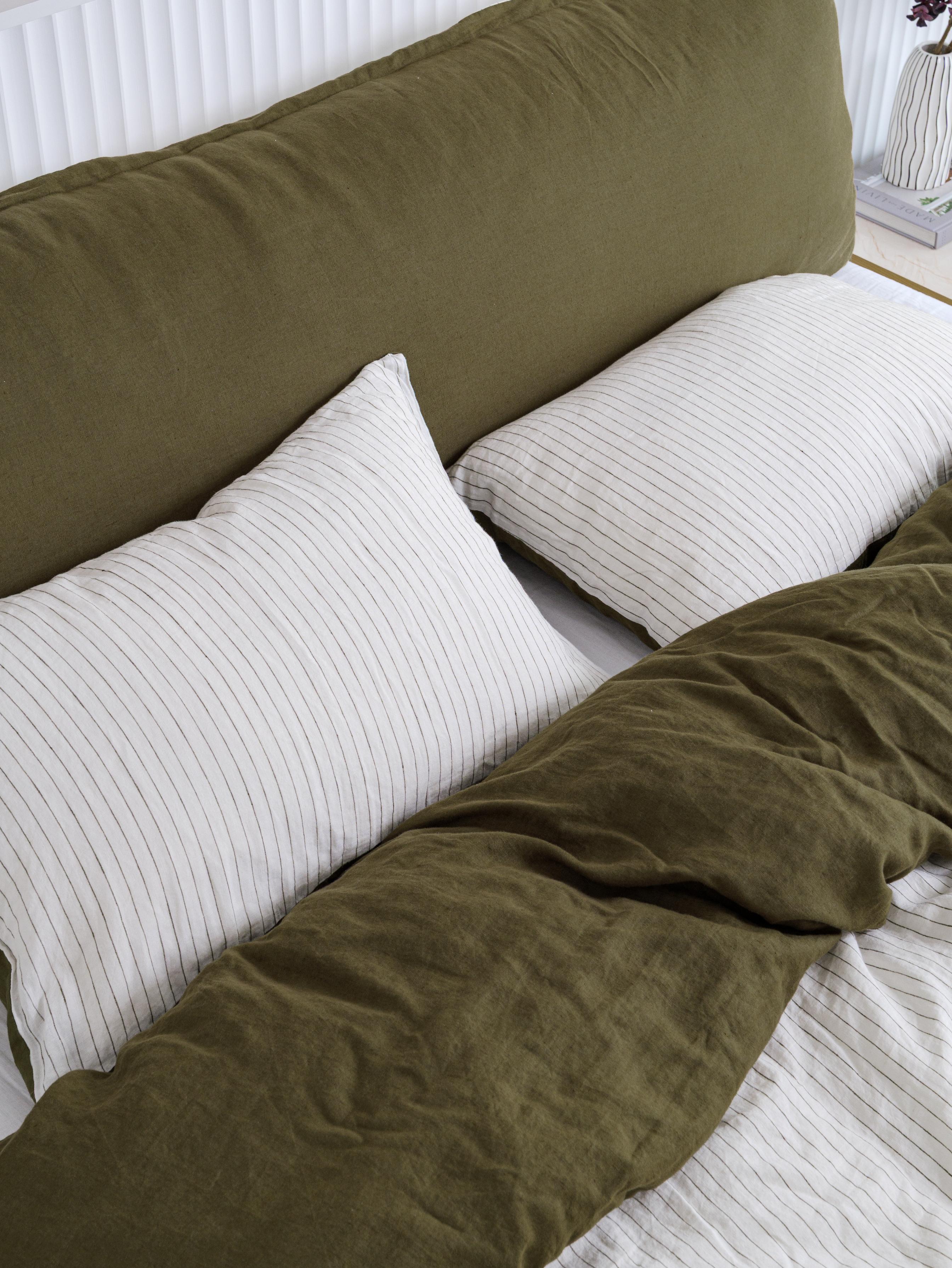 Olive Press Bedhead Cushion