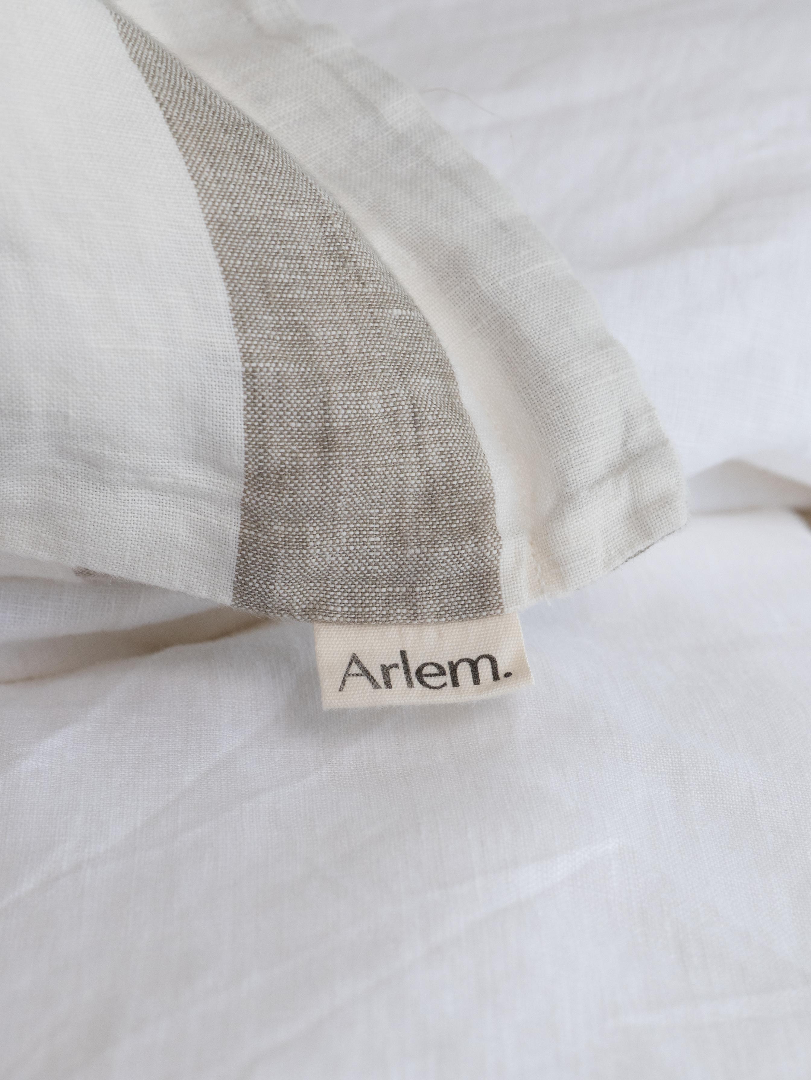 Sage Stripe Bedhead Cushion