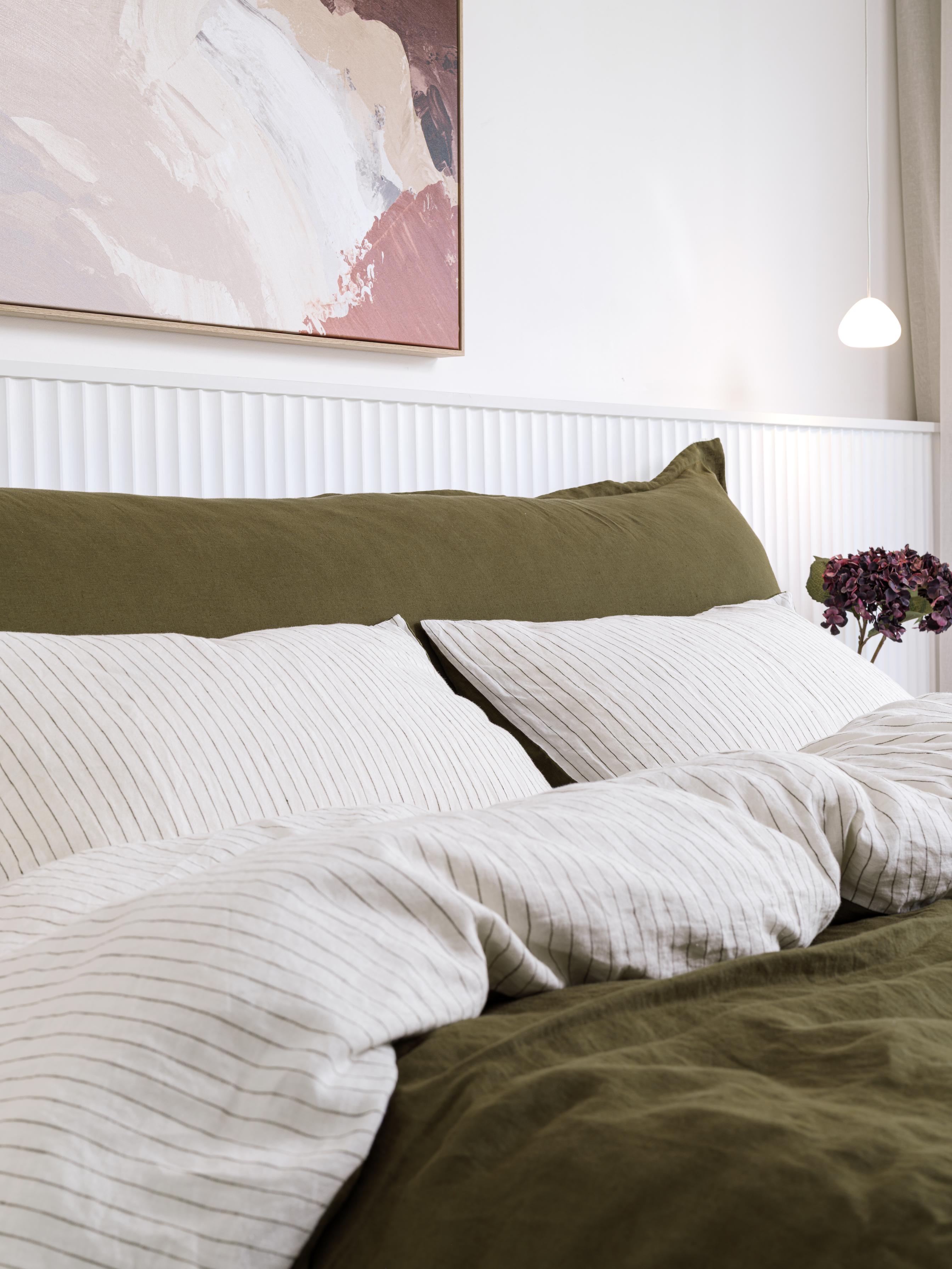 Olive Press Bedhead Cushion
