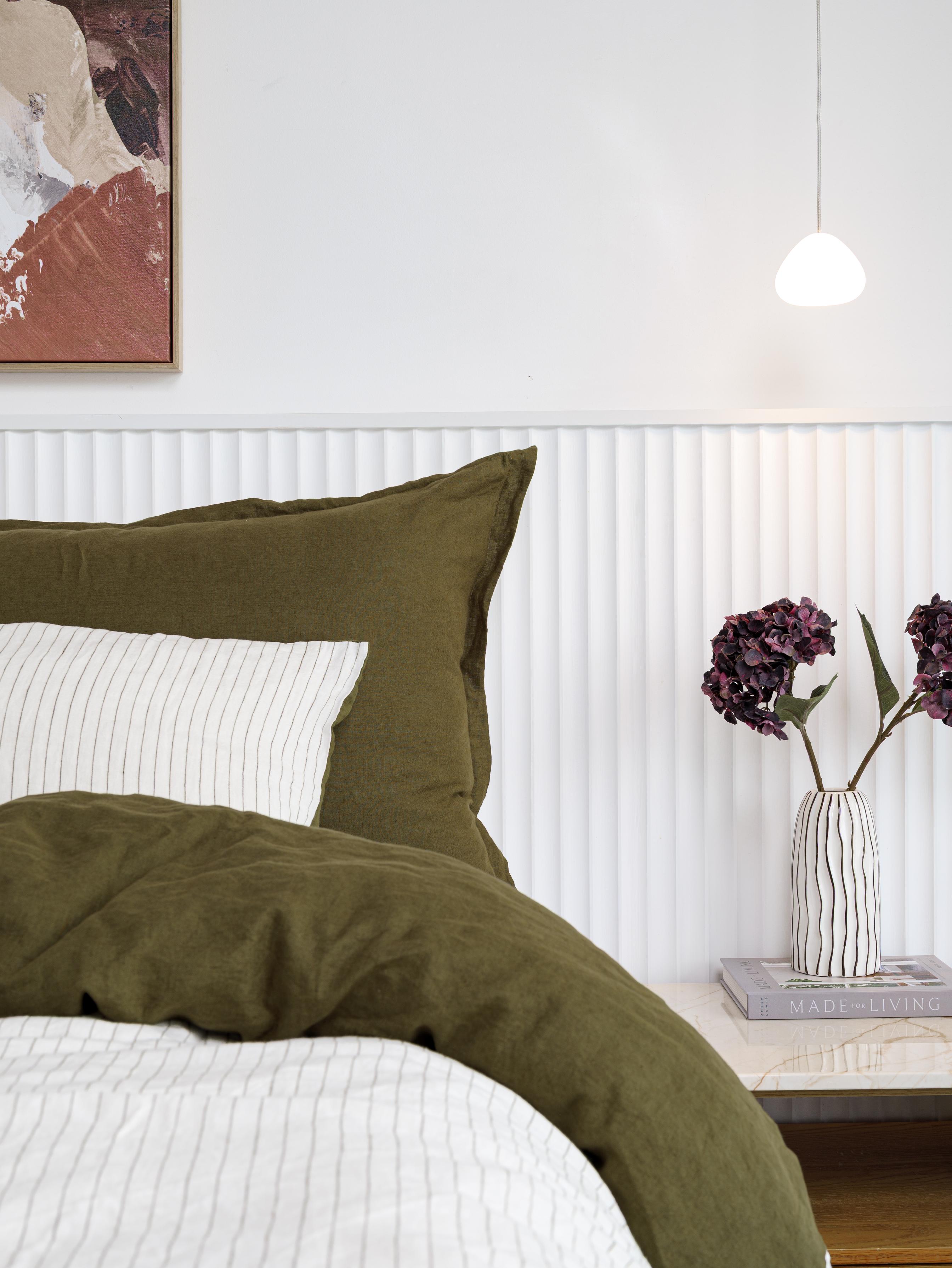 Olive Press Bedhead Cushion