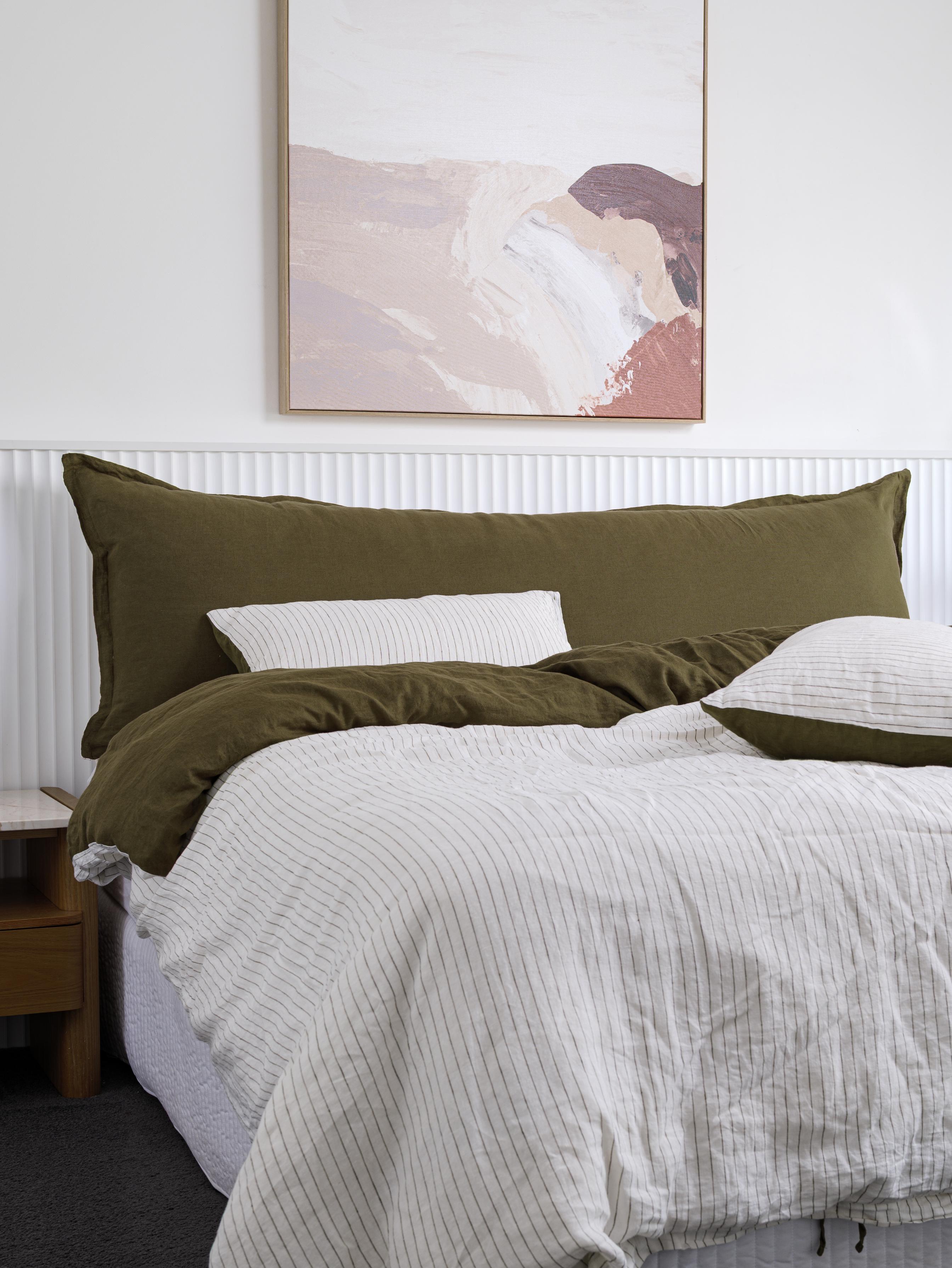 Olive Press Bedhead Cushion