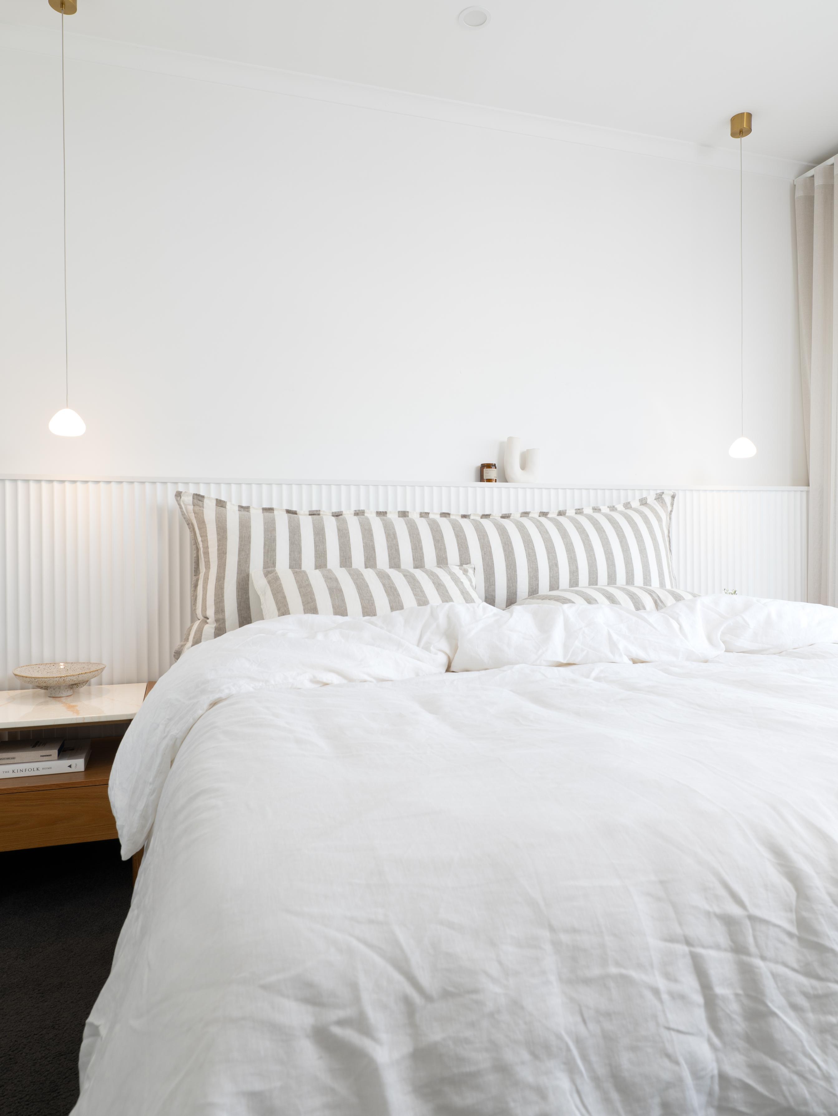 Sage Stripe Bedhead Cushion