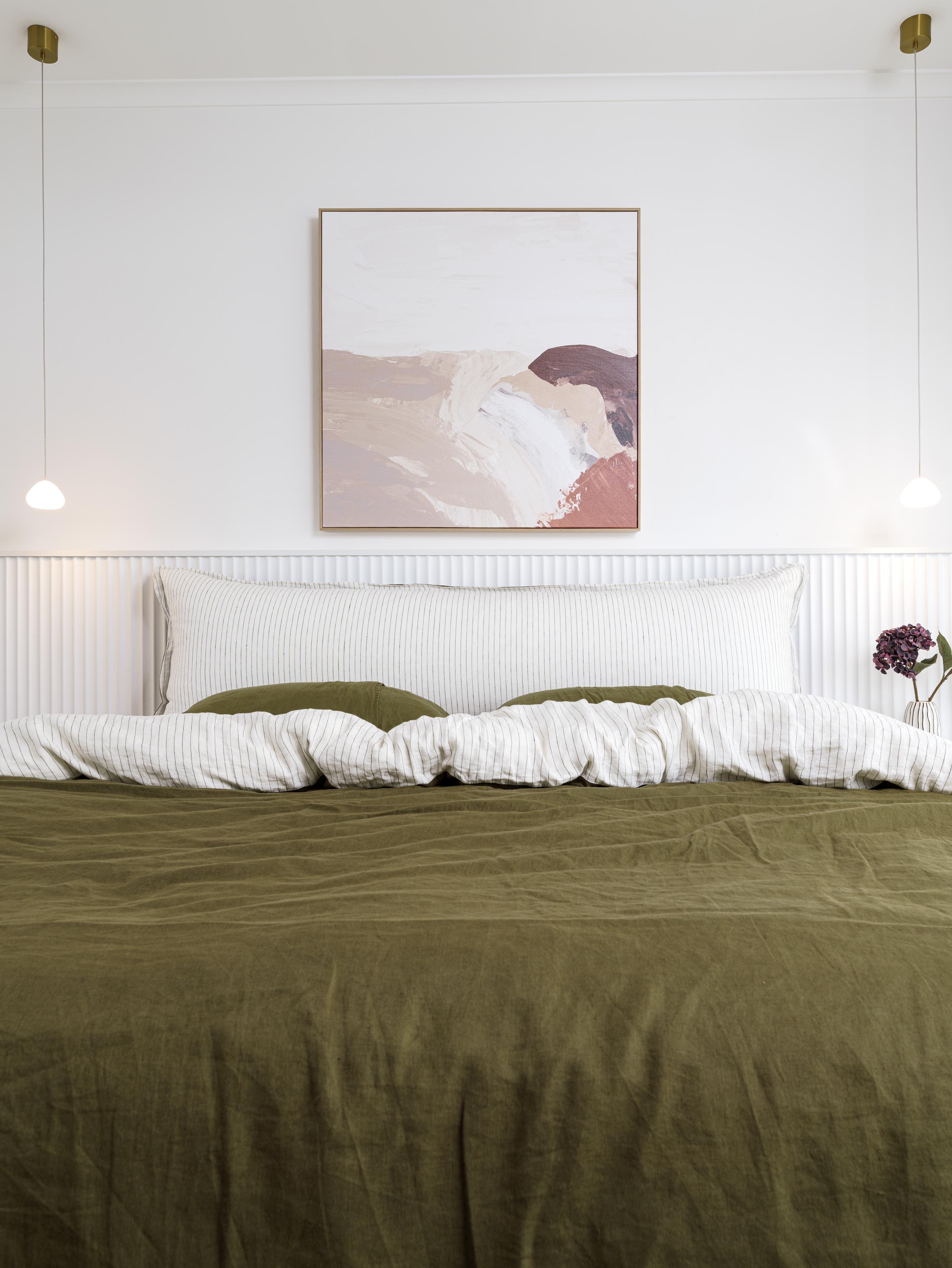 Olive Press Bedhead Cushion