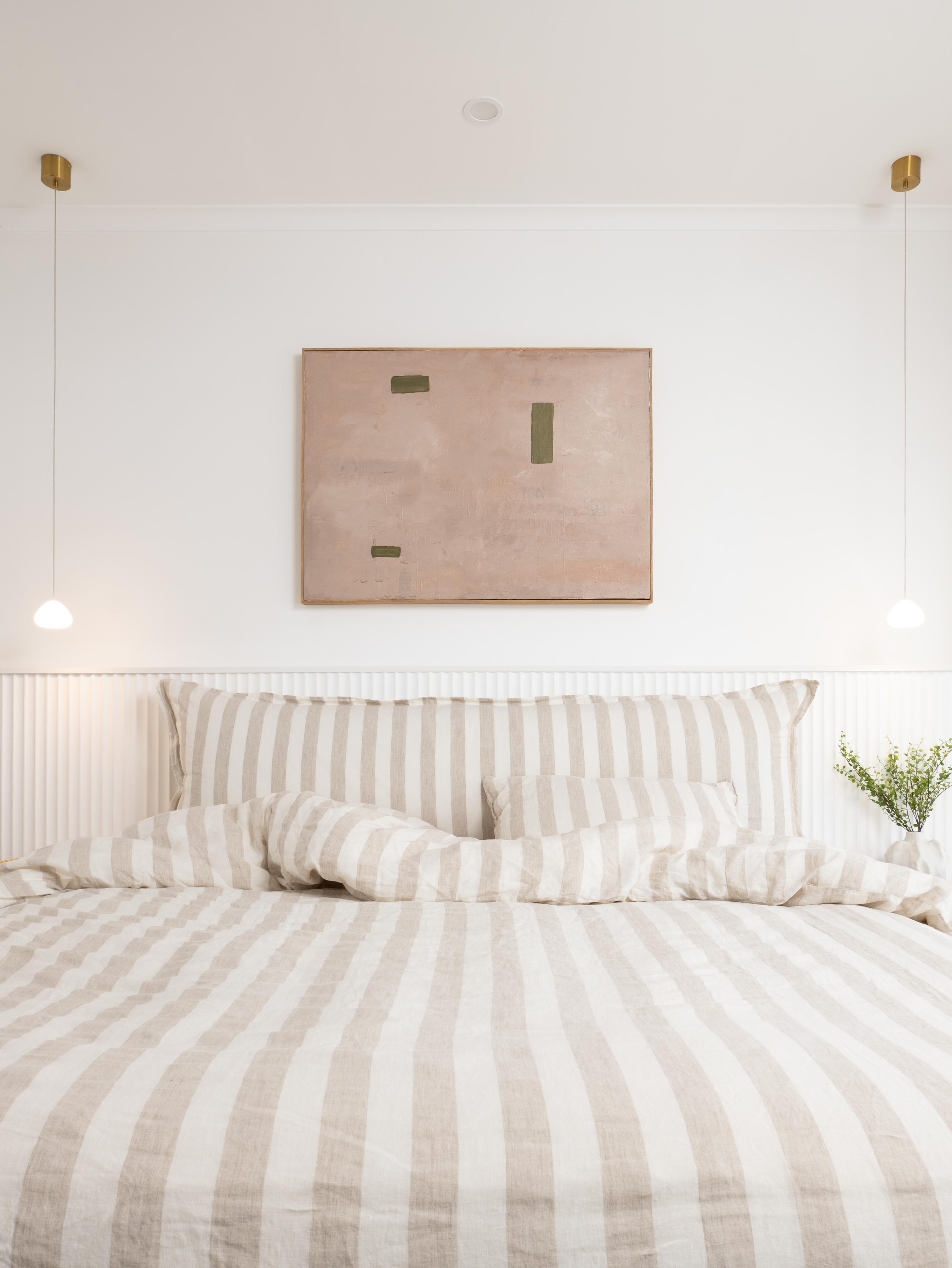 Oat Stripe Bedhead Cushion
